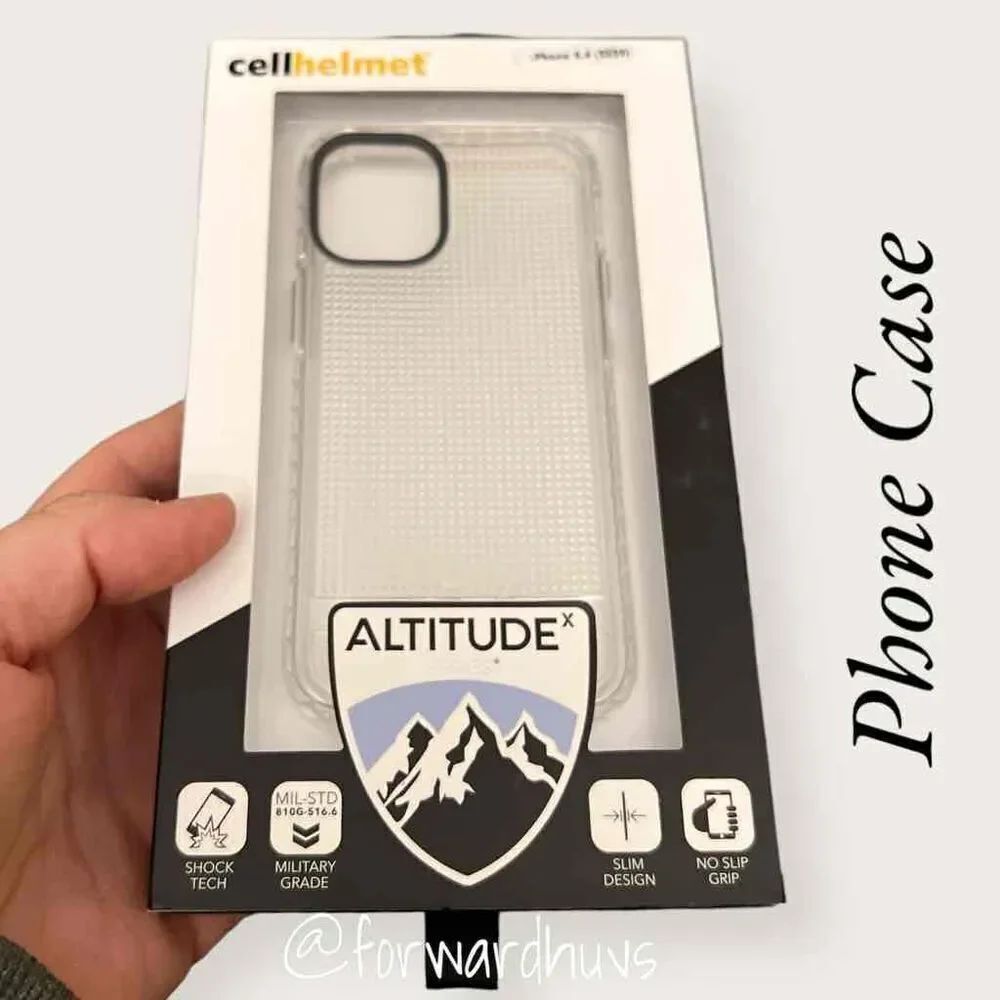 Cellhelmet Altitude X Series Clear Case for iPhone 12 Mini